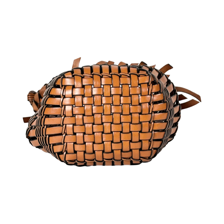 Loewe Calfskin Fringe Bucket Bag
