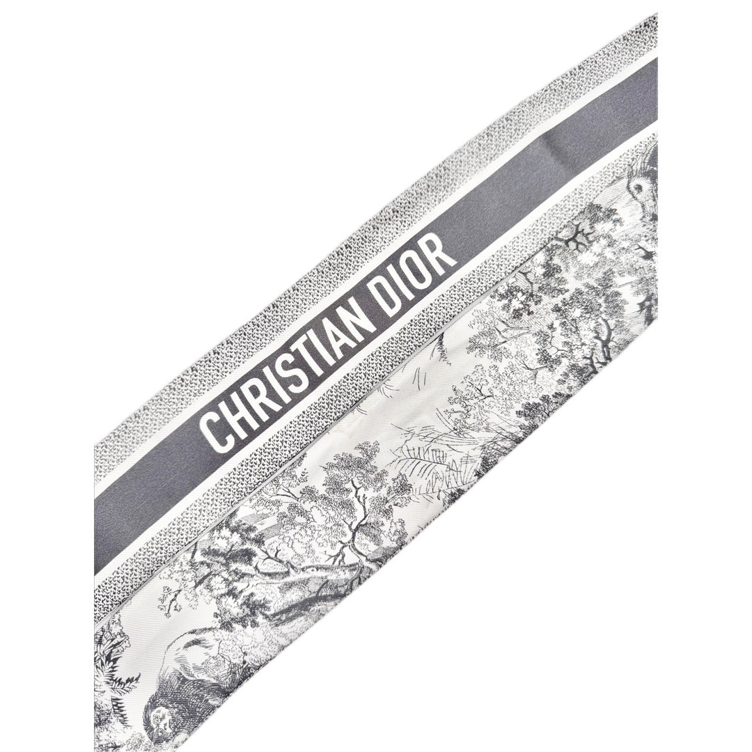 Dior Mitzah Toile De Jouy Grey Twilly