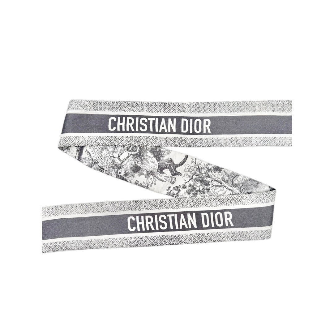 Dior Mitzah Toile De Jouy Grey Twilly