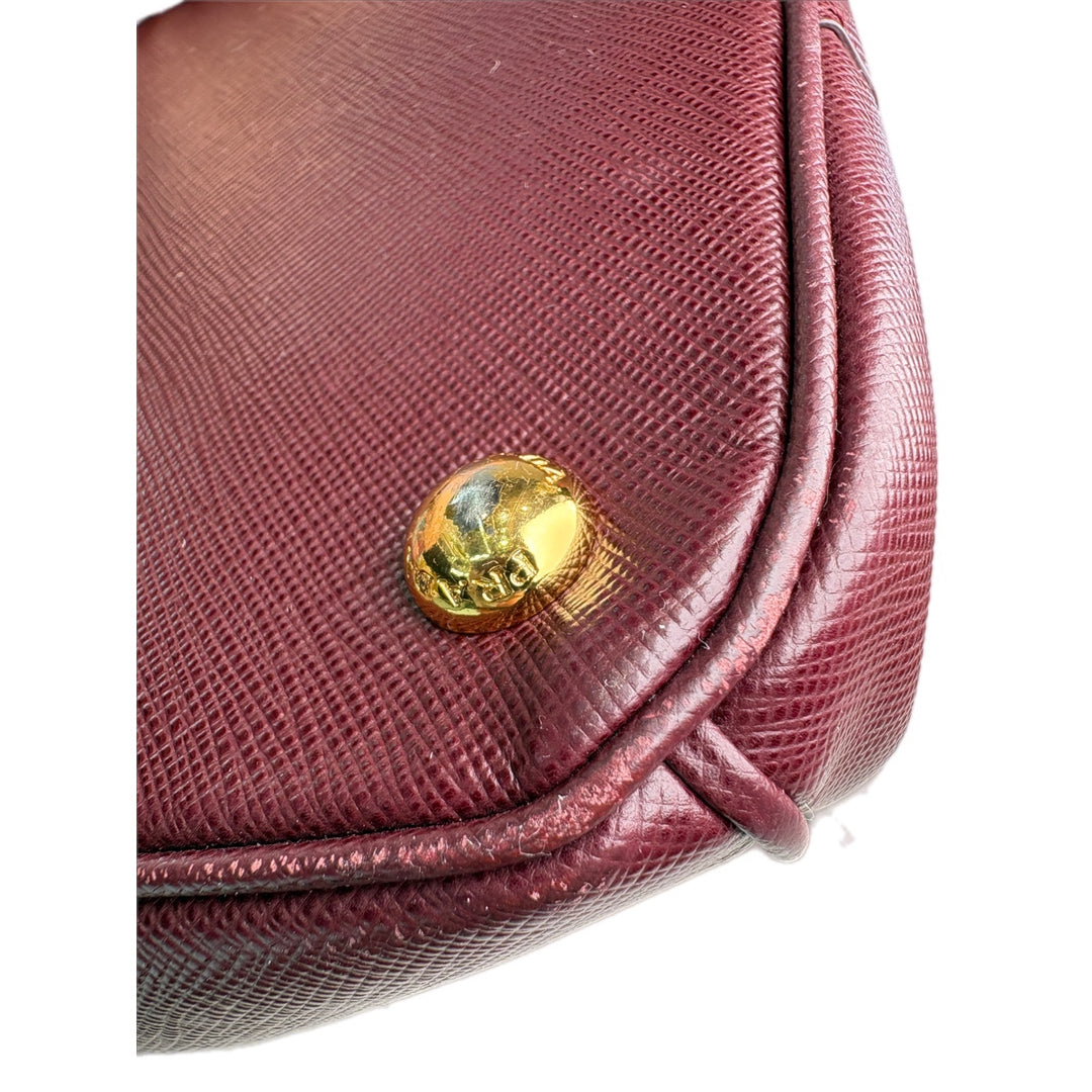 Prada Saffiano Bag Med Red