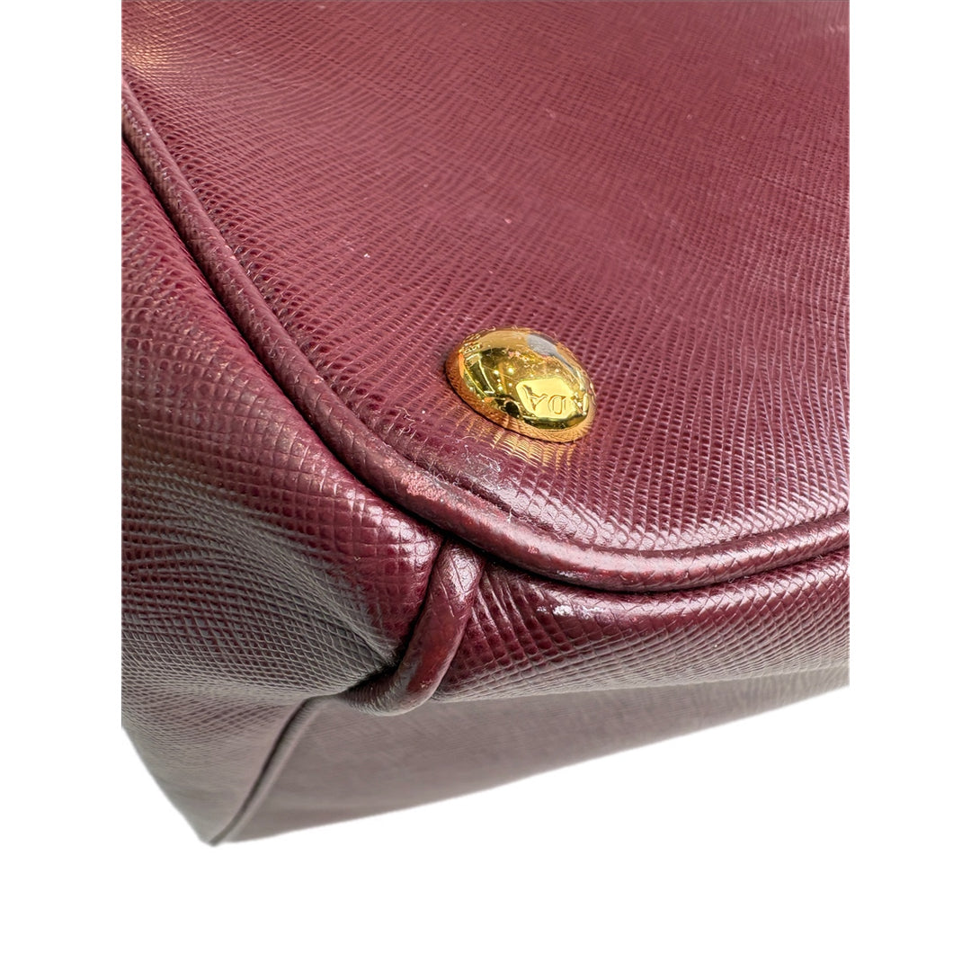 Prada Saffiano Bag Med Red