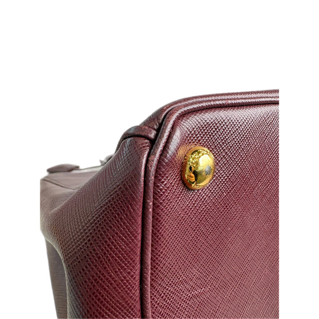 Prada Saffiano Bag Med Red