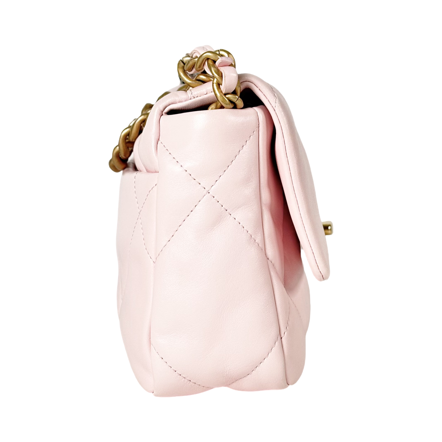 Chanel 19 Small Pink Calfskin Bag
