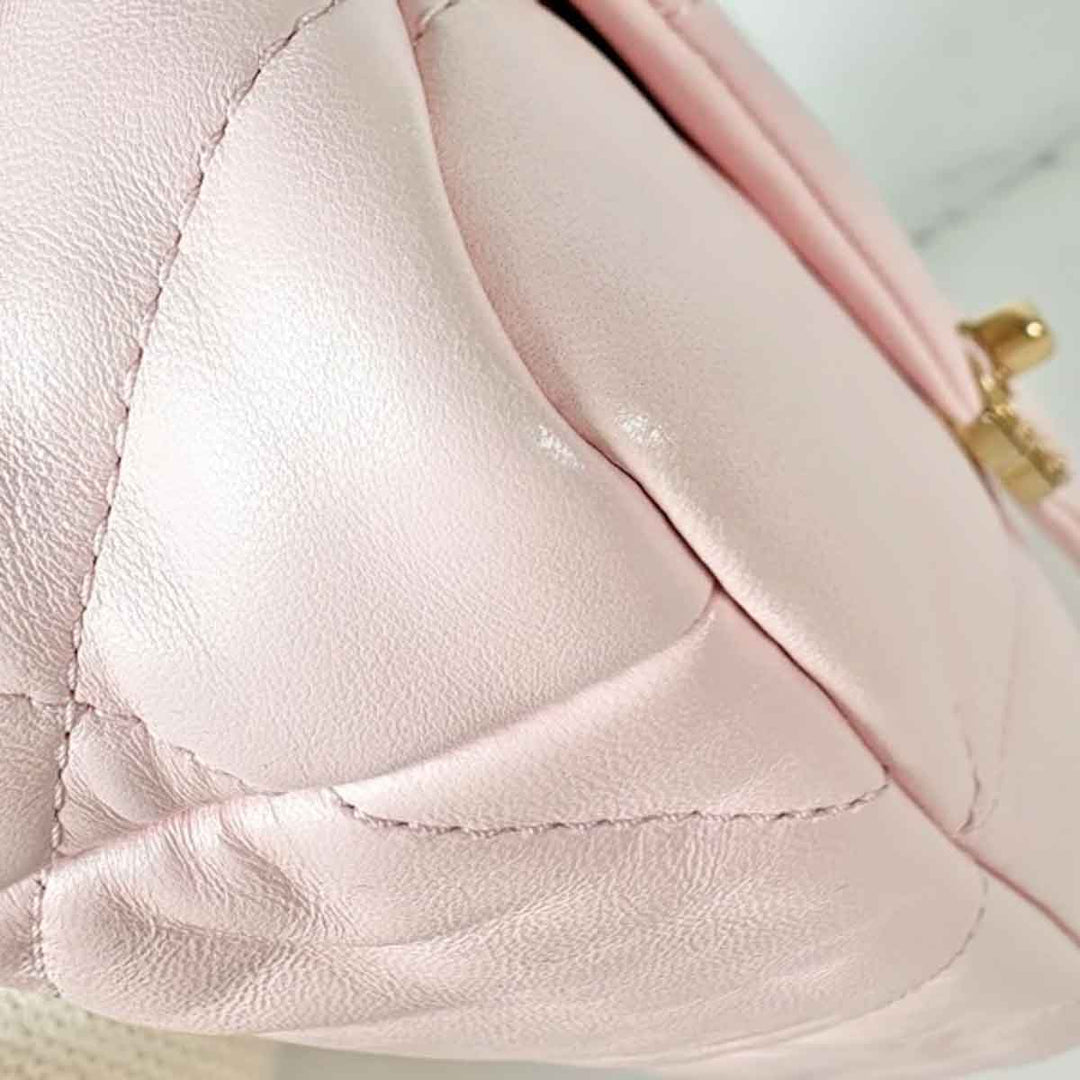 Chanel 19 Small Pink Calfskin Bag