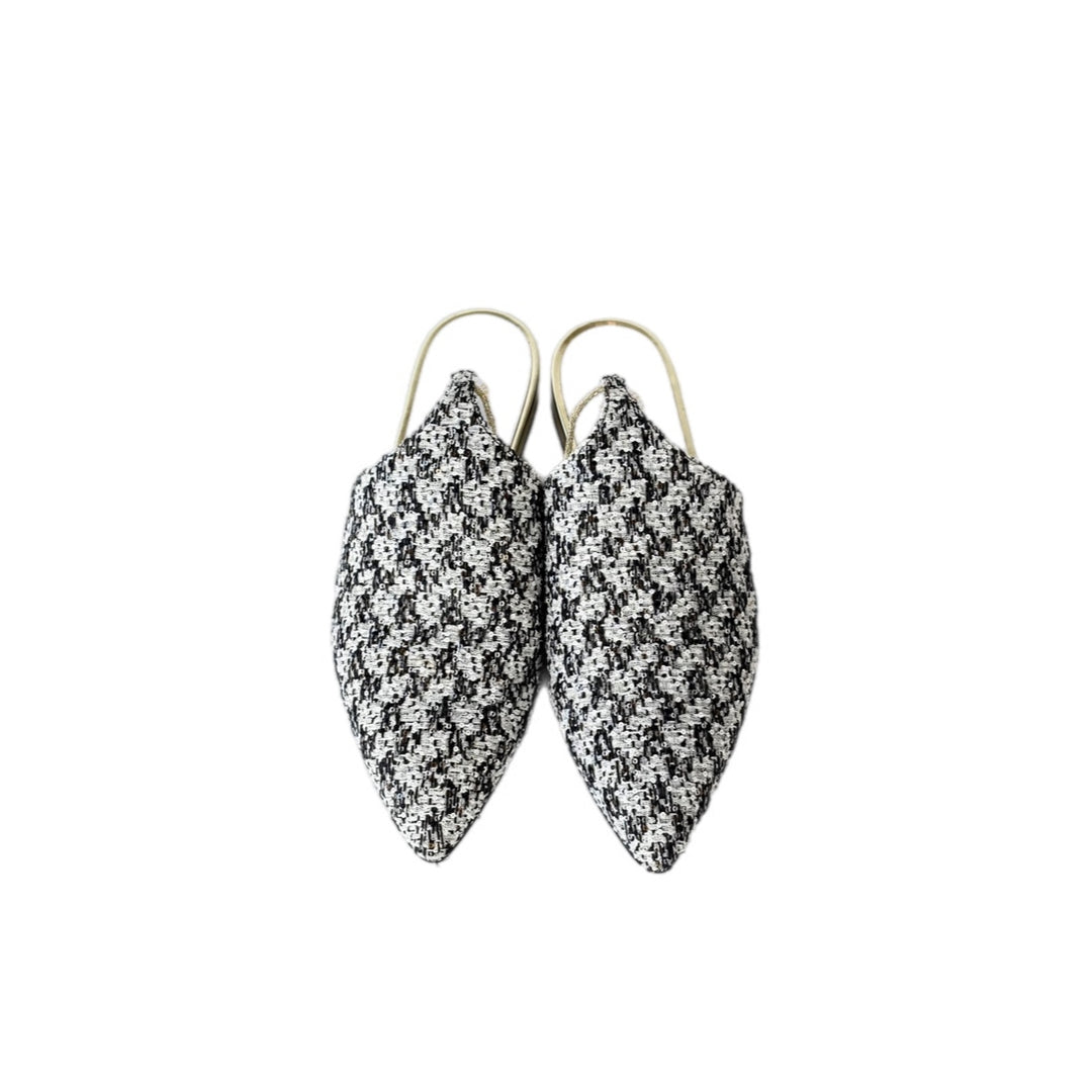 Chanel Tweed Flat Shoes #36.5