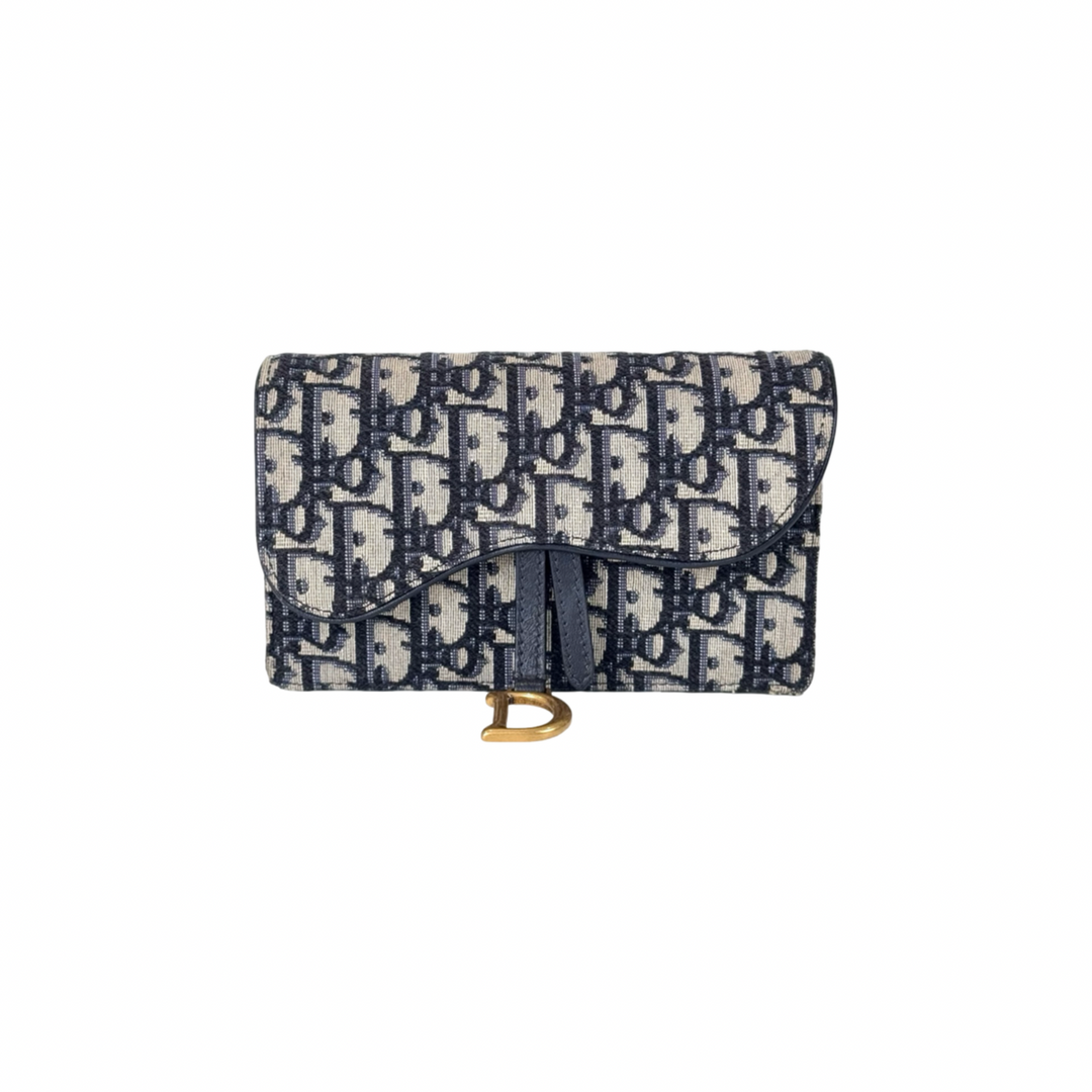 Dior Saddle Belt Pouch Bag Oblique Jacquard