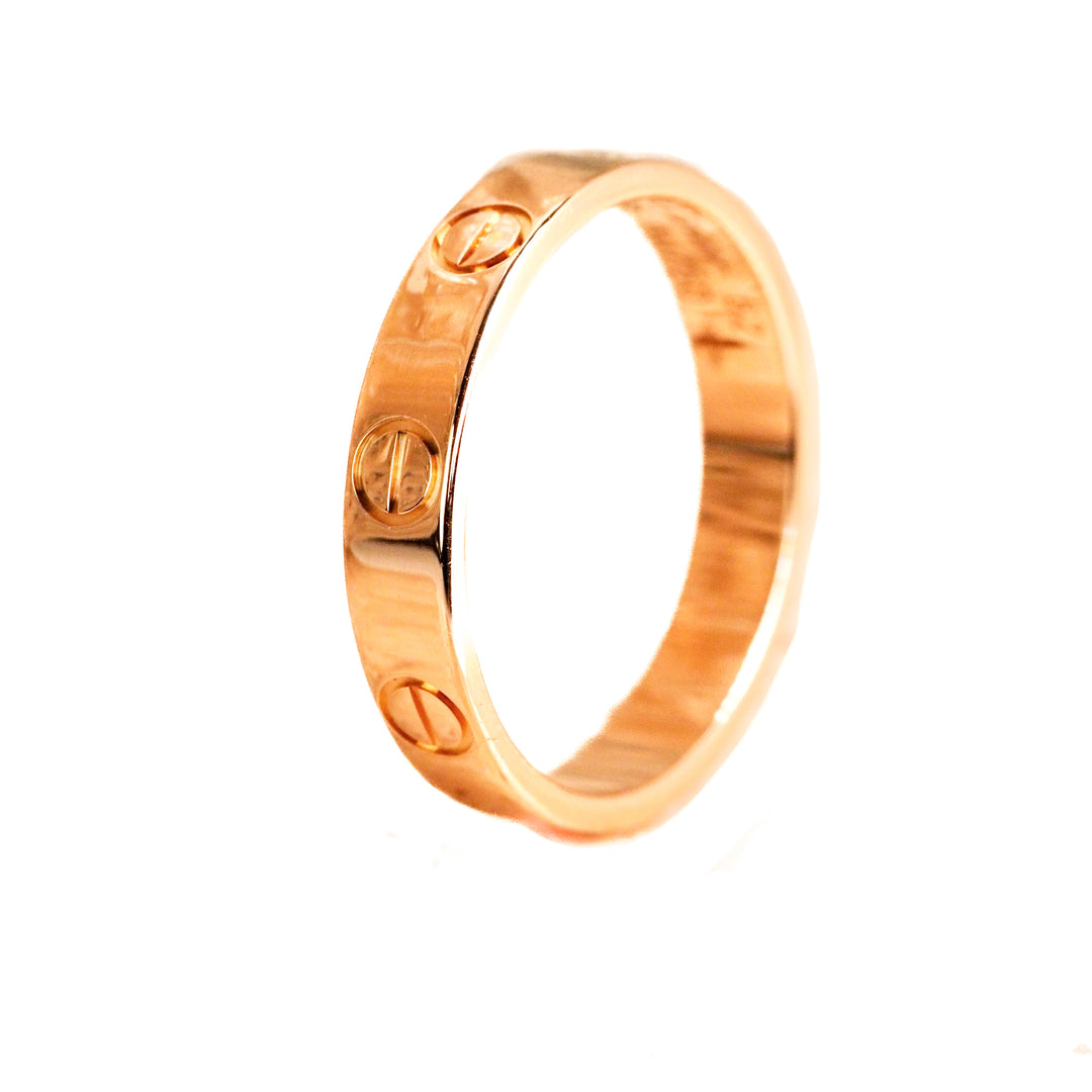 Cartier Love Ring Rose Gold #52