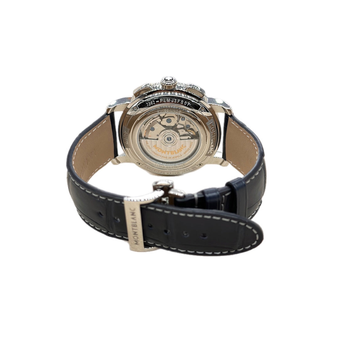 Mont Blanc Auto Chrono Blue Watch 42MM