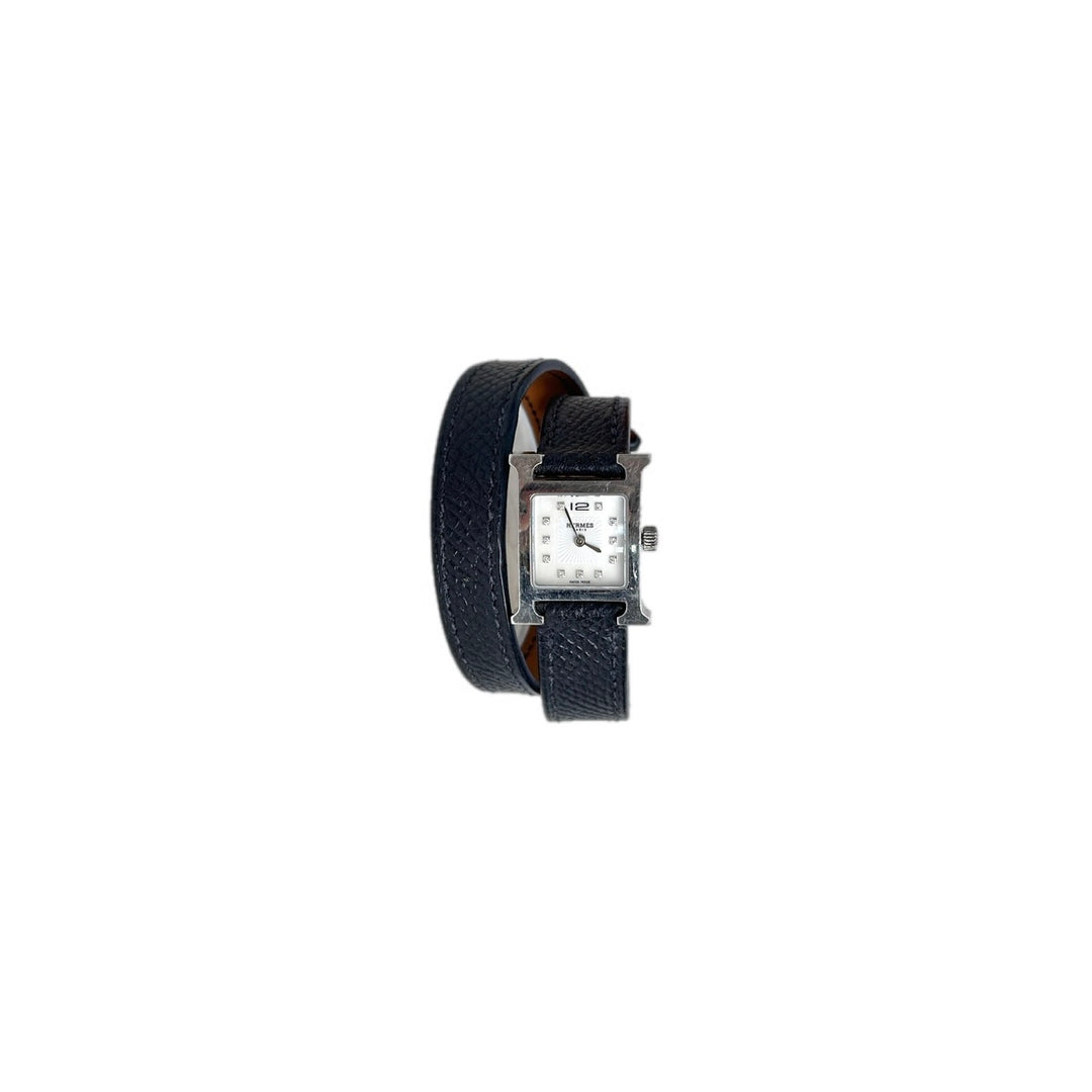 Hermes Uhr Heure H Diamonds Watch 17MM