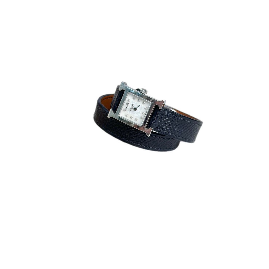 Hermes Uhr Heure H Diamonds Watch 17MM