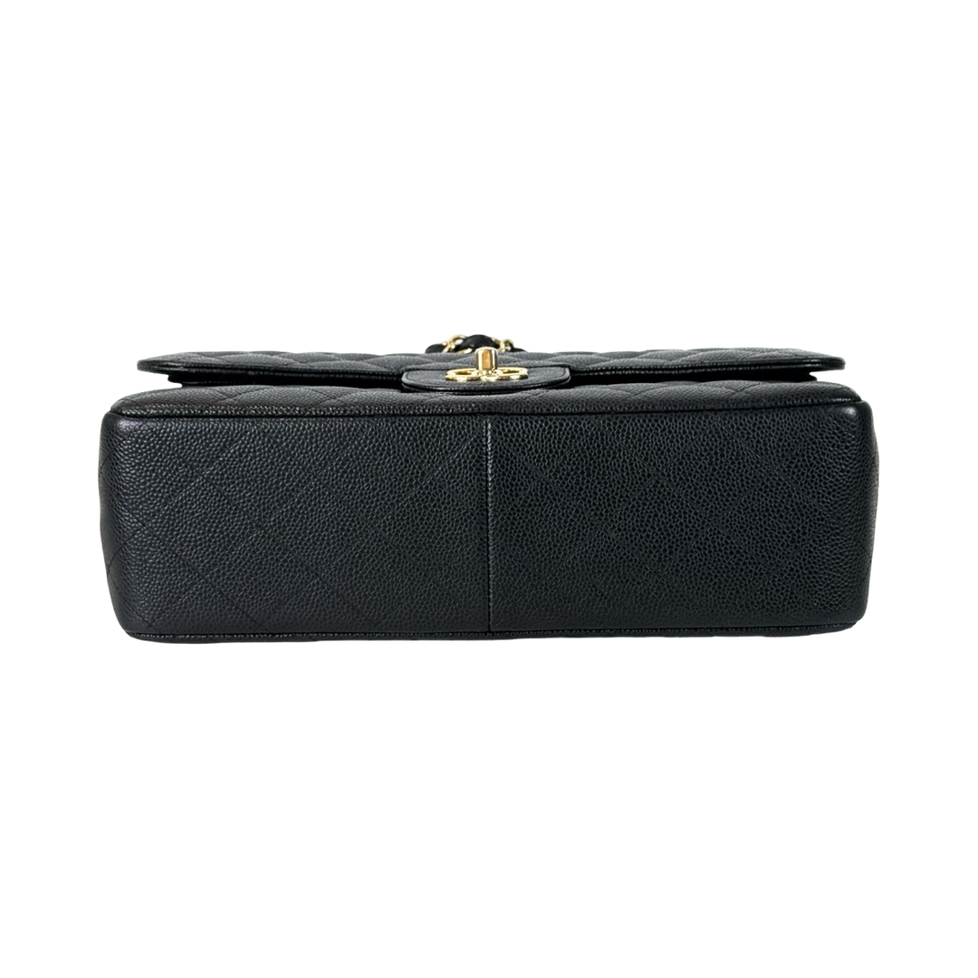Chanel Classic Flap Jumbo Black Caviar Bag