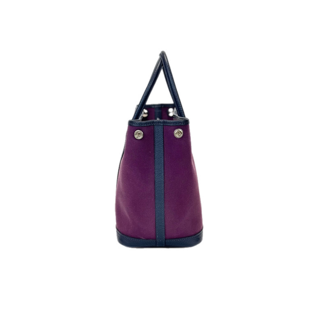 Hermes Garden Party 30cm Cassis Bag