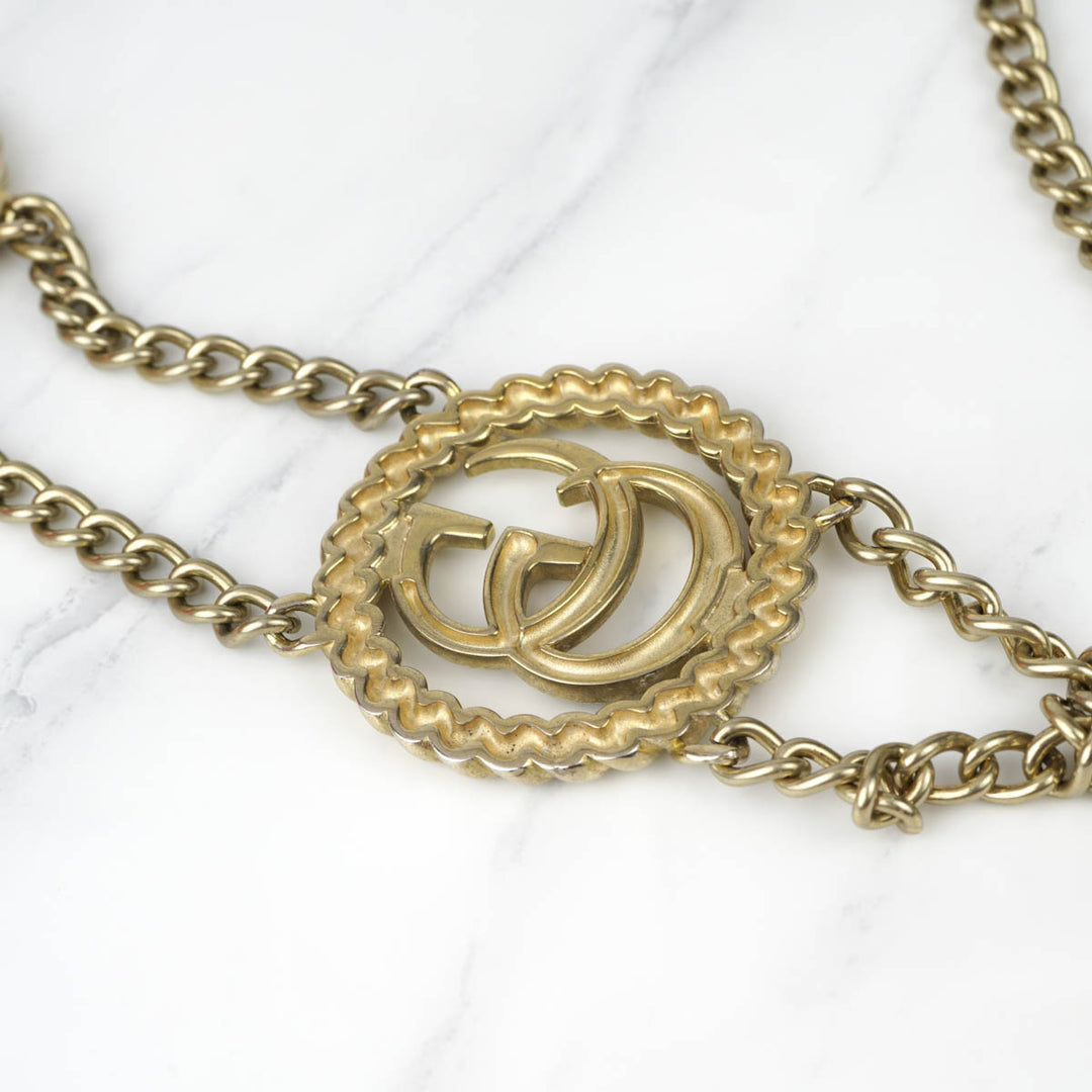 Gucci Torchon Double G Waist Chain Belt