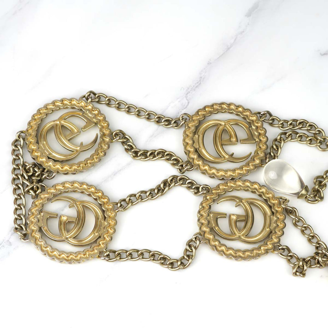 Gucci Torchon Double G Waist Chain Belt