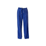 Pre-owned Dior Drawstring Pants in Blue Virgin Wool