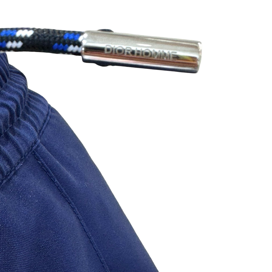 Pre-owned Dior Drawstring Pants in Blue Virgin Wool - photo 4
