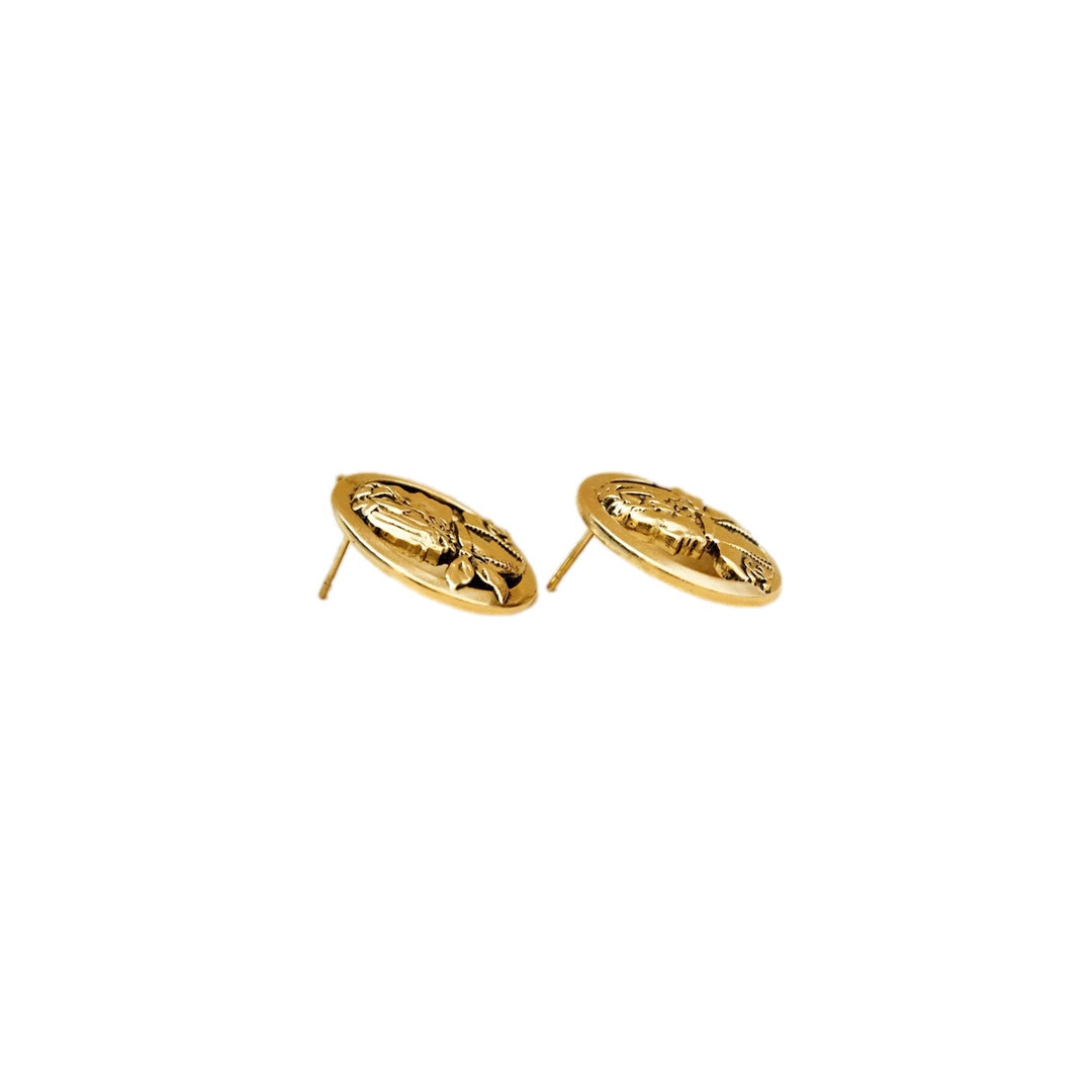 Chanel Mademoiselle Coco Chanel Stud Earring