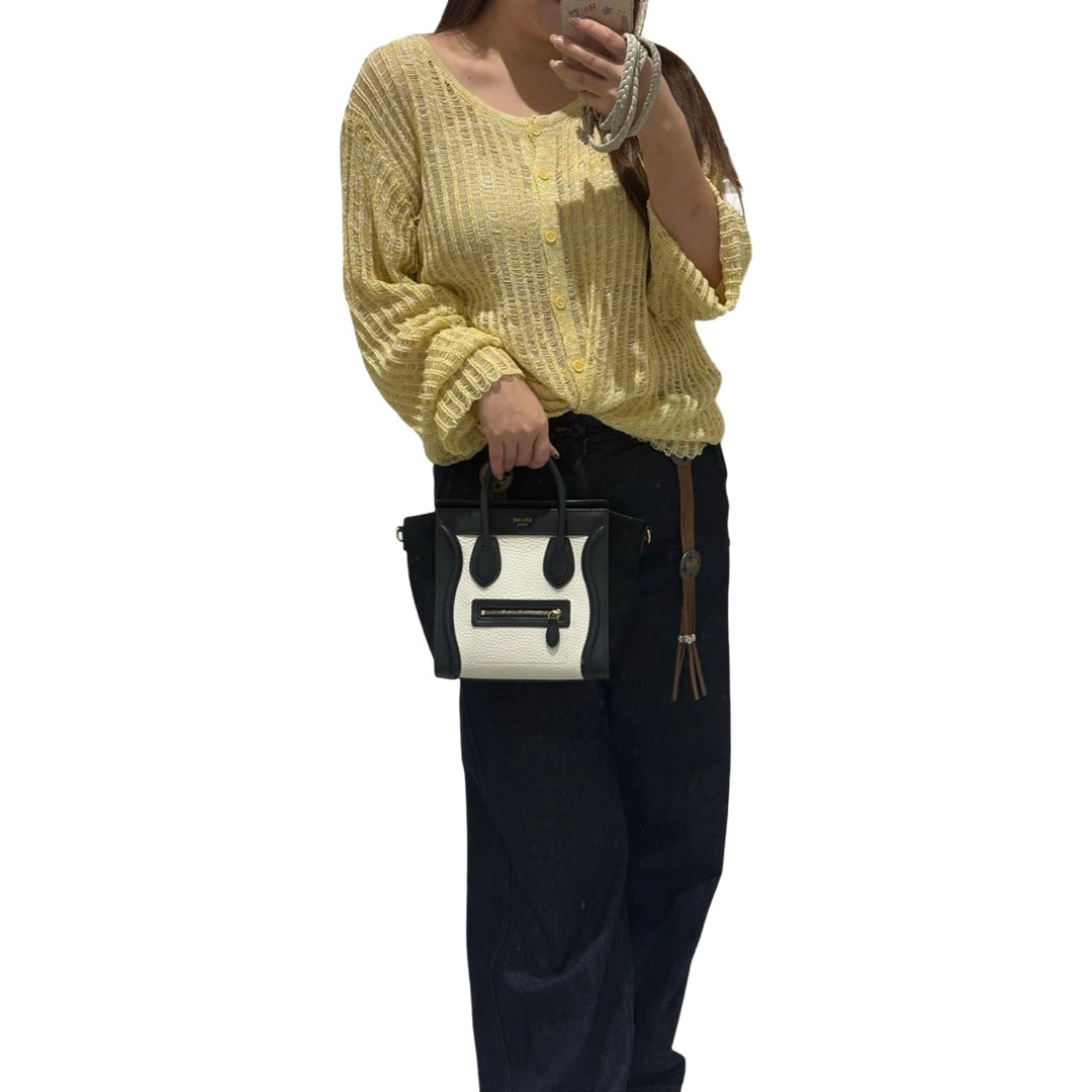 Celine Luggage Nano Calfskin Bag