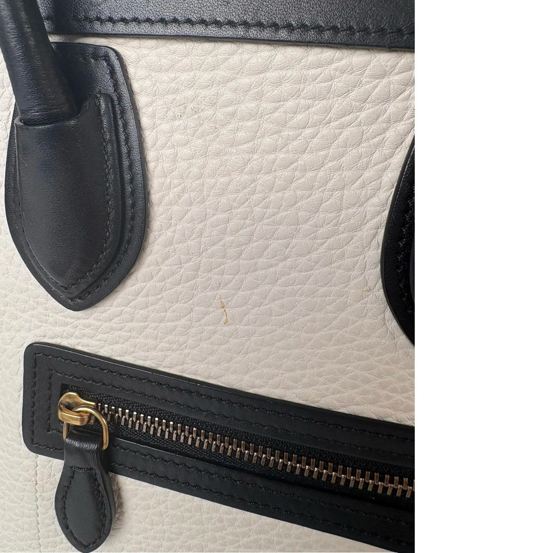 Celine Luggage Nano Calfskin Bag