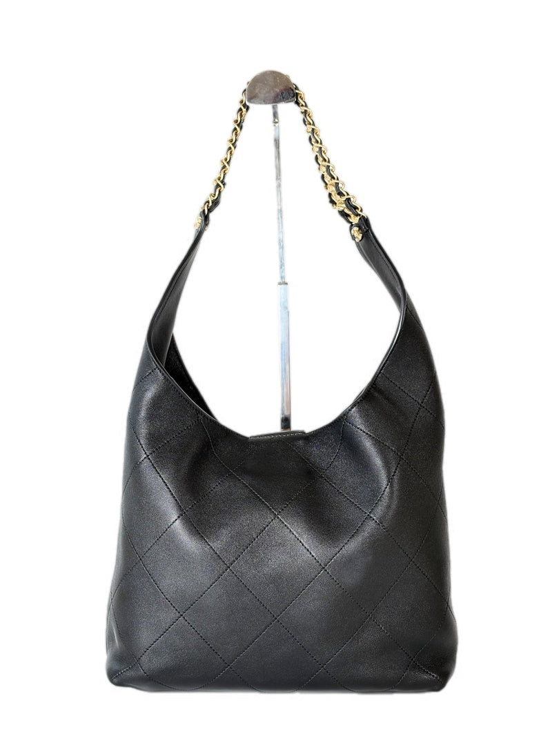 Chanel Black Hobo Bag