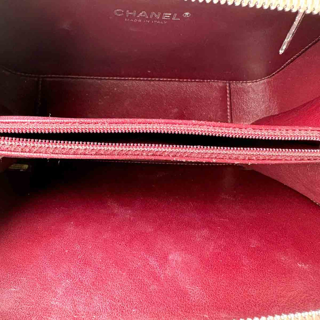 Chanel Silver Vanity Box Bag