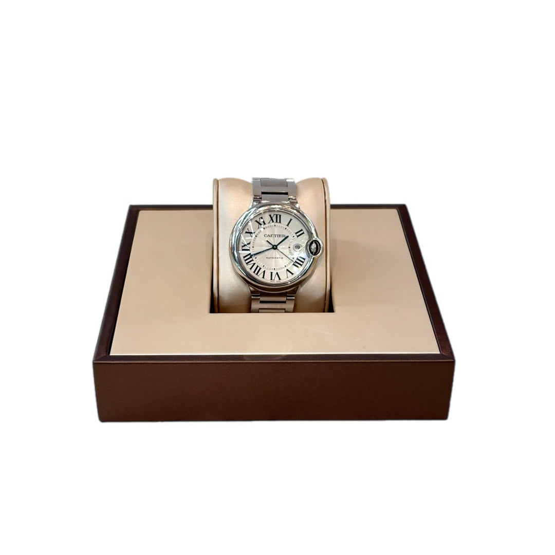 Cartier Blue Ballon Calendar Auto Watch 42MM