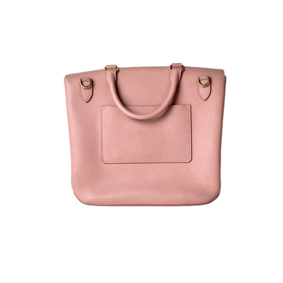 Louis Vuitton Pink Leather Top Handle Bags