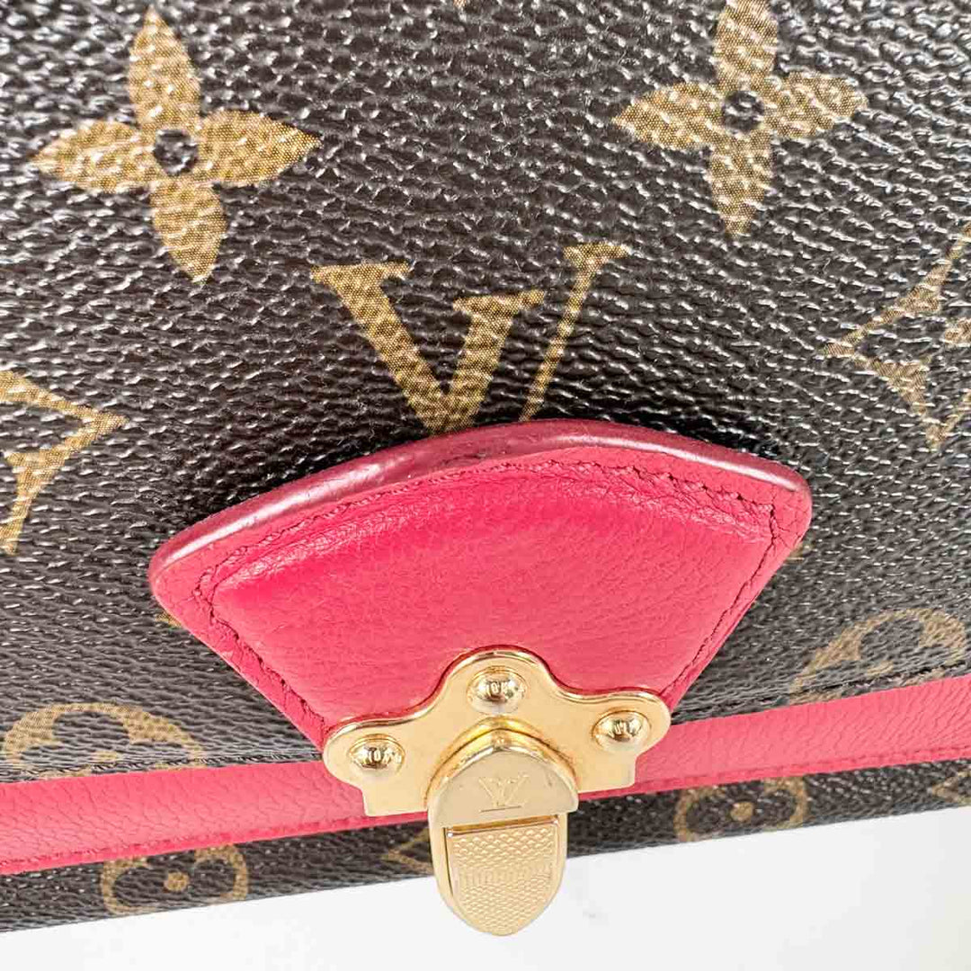 Louis Vuitton Victoire Red/Monogram Bag