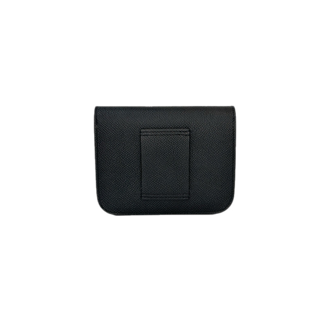 Hermes Black Constance Slim Epsom