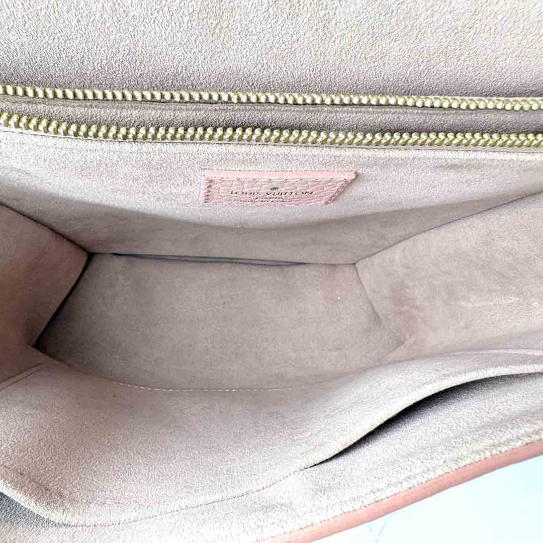 Louis Vuitton Pink Leather Top Handle Bags