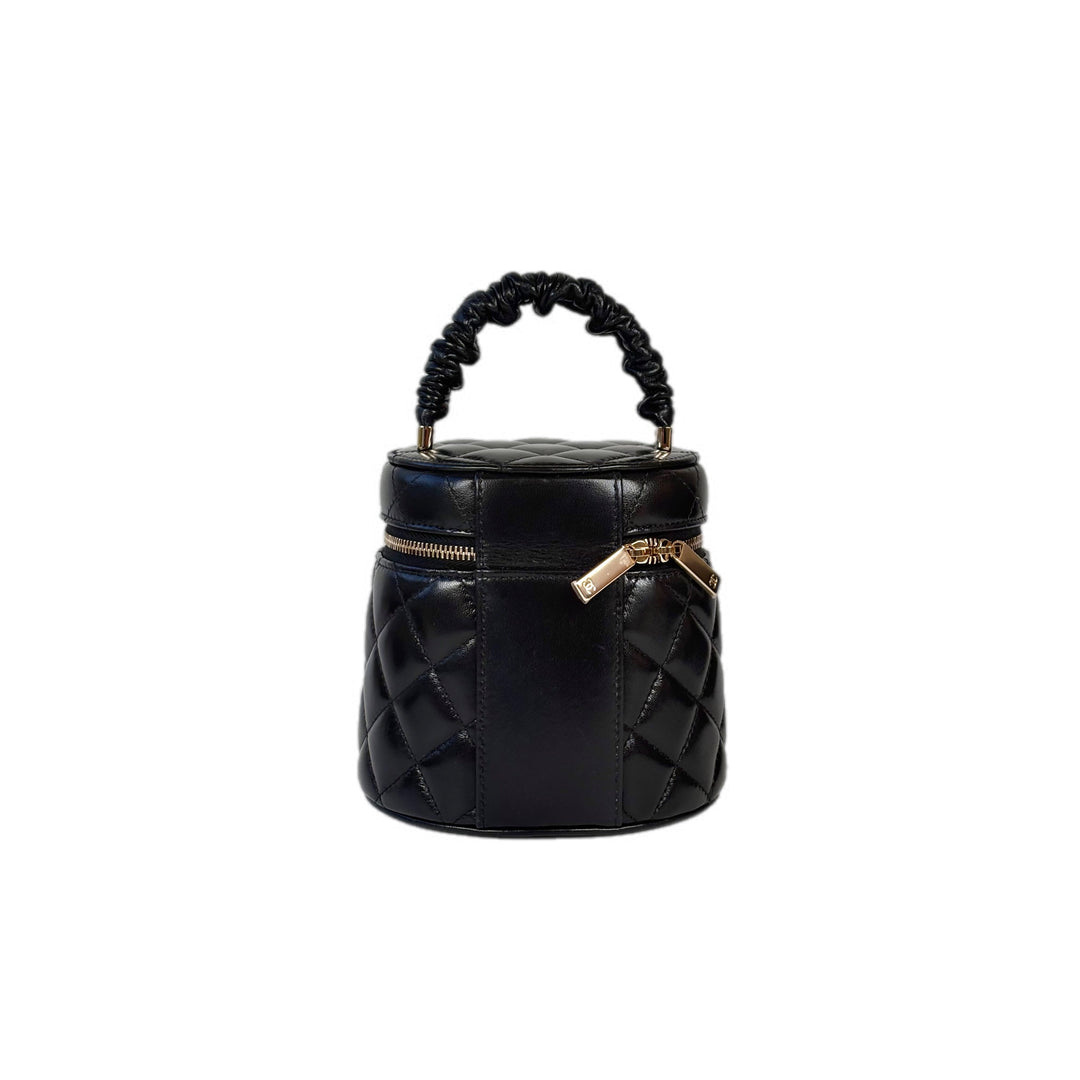 Chanel Black 22S Top Handle Mini Vanity Bag