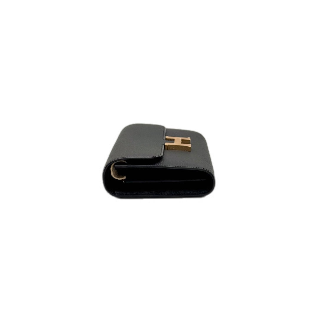 Hermes Constance To Go Black Gold Epsom Bag