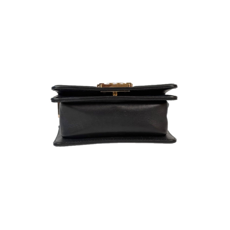 Chanel Leboy  Mini Bag Black V shape