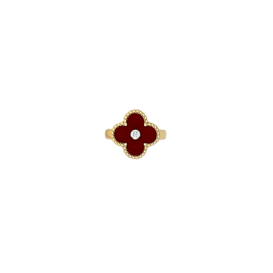 VCA Vintage Alhambra Diamond Ring #48