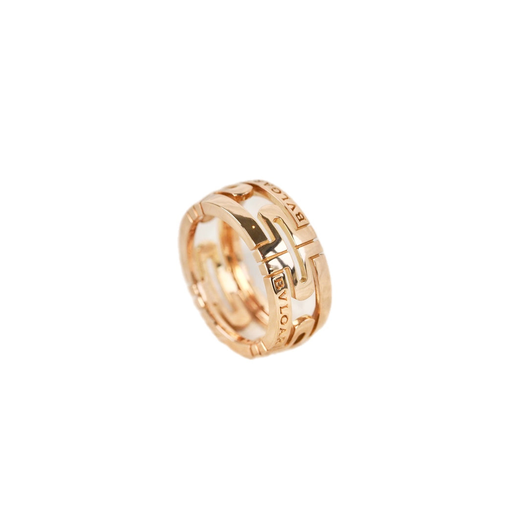 Bvlgari Parentesi Ring 18k Rosegold 49#