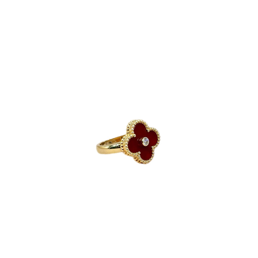 VCA Vintage Alhambra Diamond Ring #48