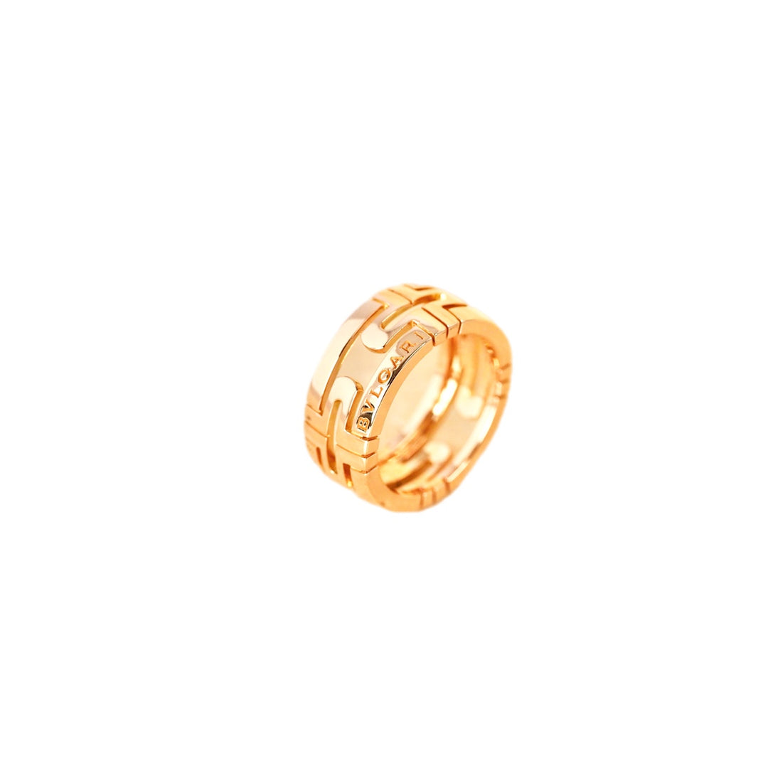 Bvlgari Parentesi Ring 18k Rosegold 49#