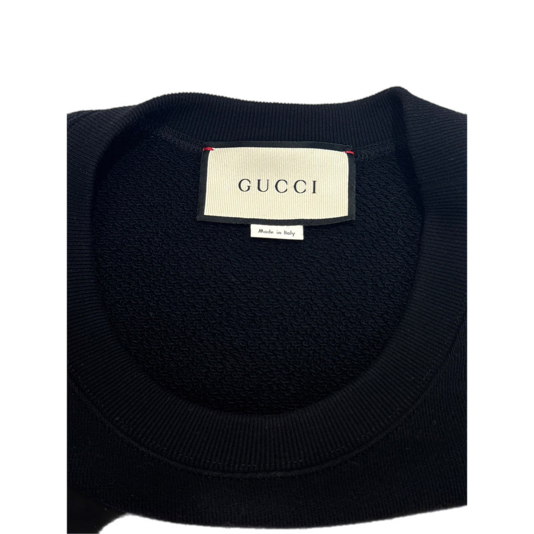Gucci Black Flower Fairy Sequin Hoodie