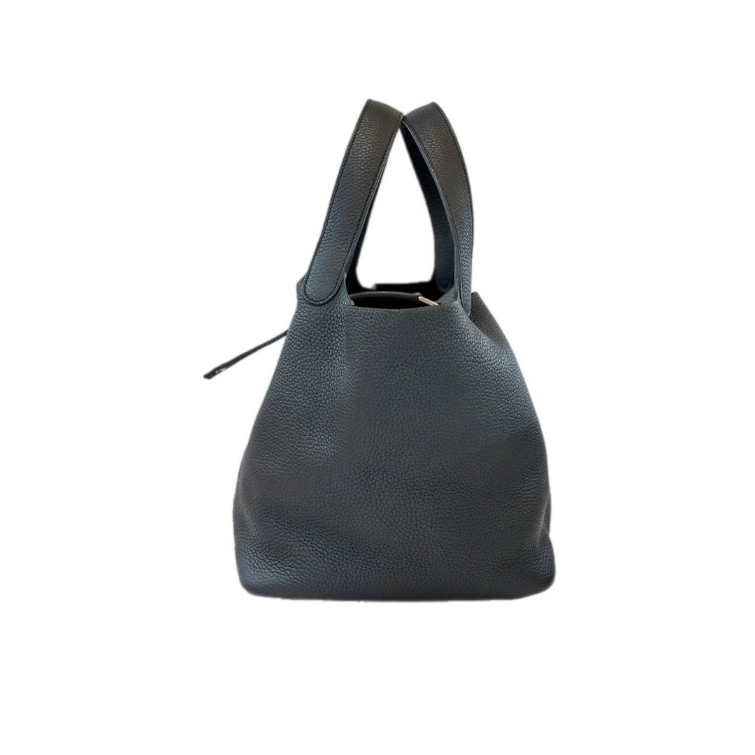 Hermes Picotin 22cm Black SHW Bag