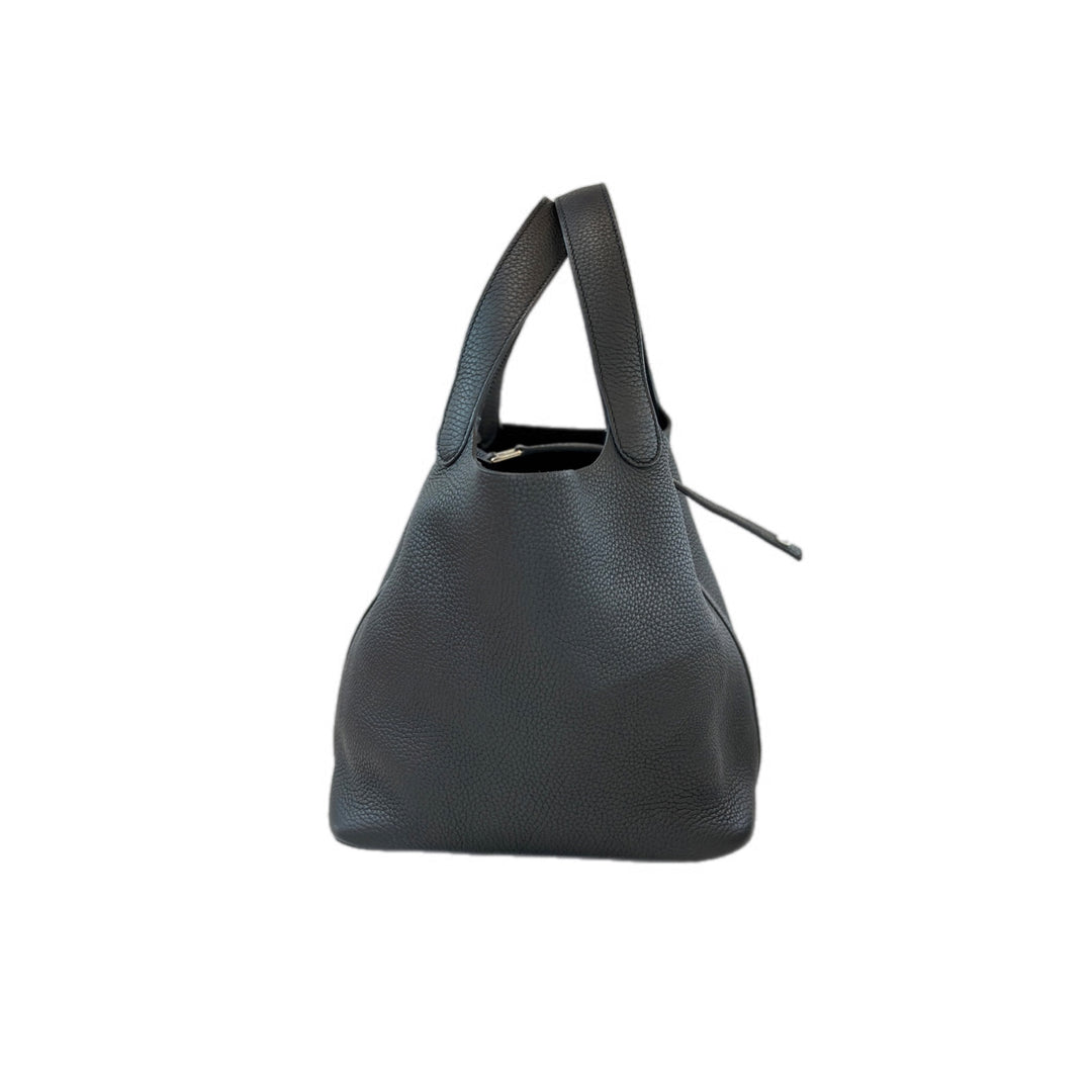 Hermes Picotin 22cm Black SHW Bag