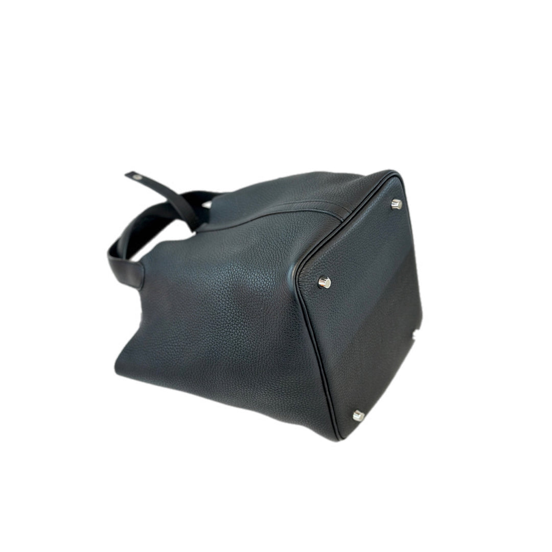 Hermes Picotin 22cm Black SHW Bag