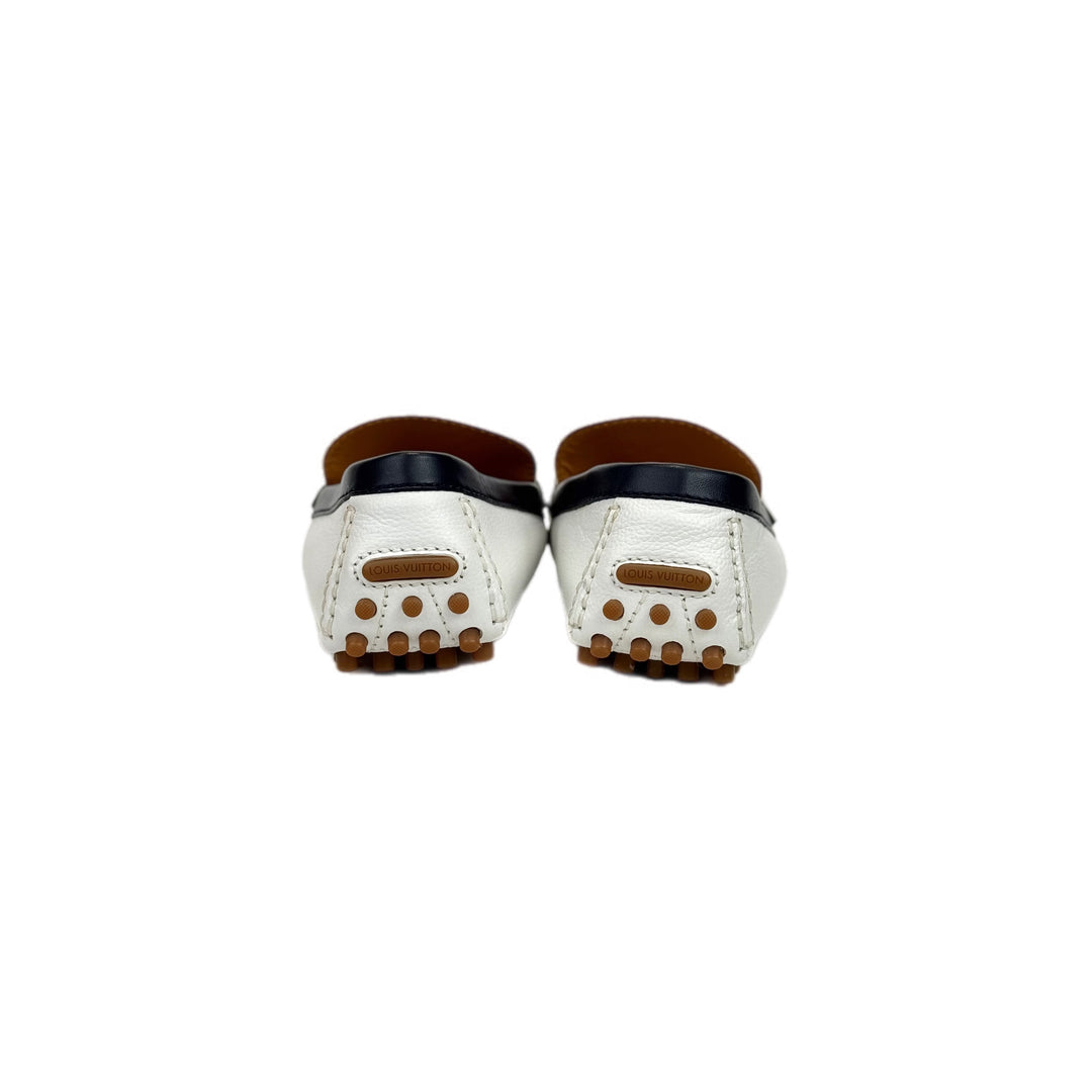 Louis Vuitton Hockenheim Moccasin White #5.5