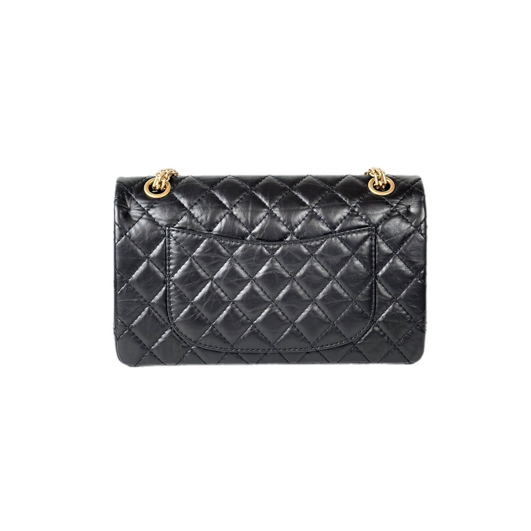 Chanel Reissue Bag Medium Black Gold Calfskin