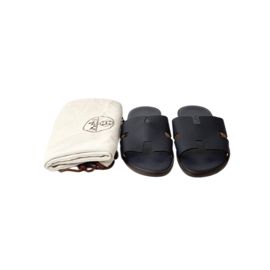 Hermes Izmir Navy Sandals #41