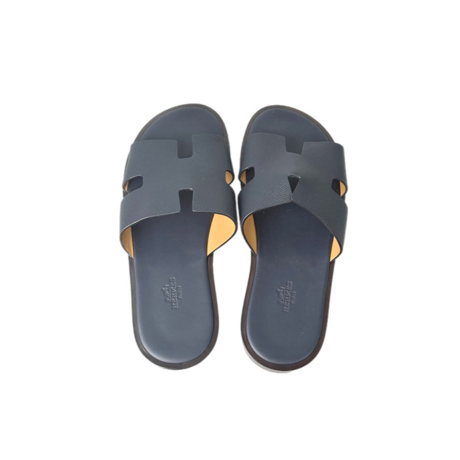Hermes Izmir Navy Sandals #41 | JK Store