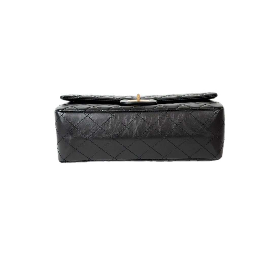 Chanel Reissue Bag Medium Black Gold Calfskin