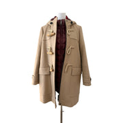 Burberry Cream Wool Trench Coat with Red Puffer Set US10