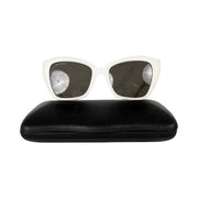 Balenciaga White Square Sunglasses
