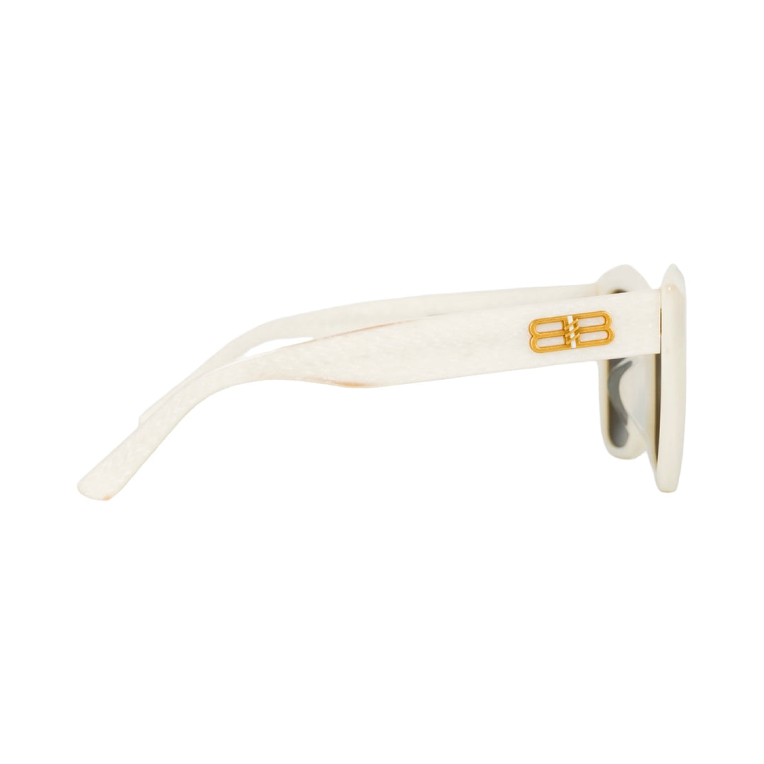 Balenciaga White Square Sunglasses