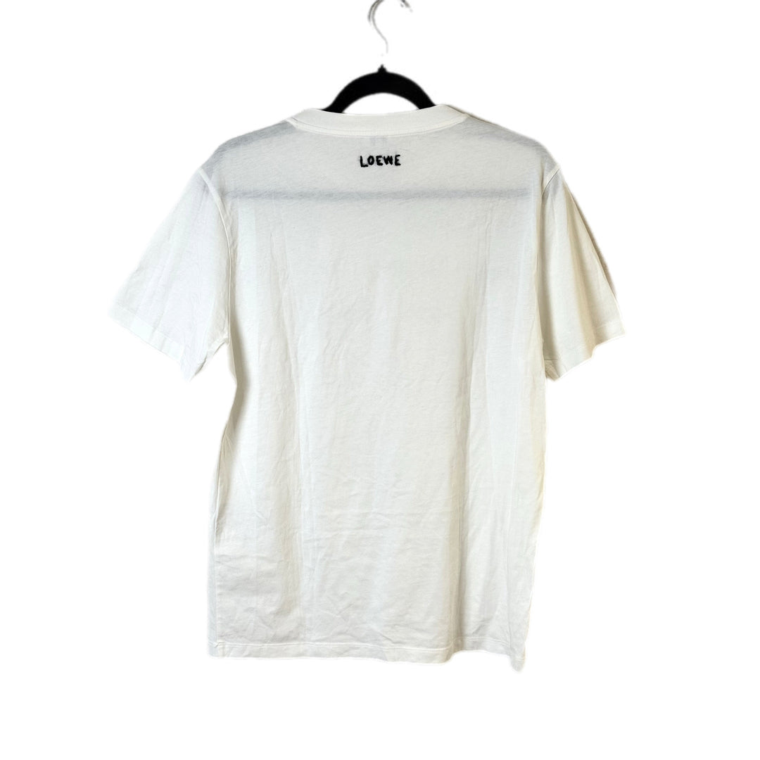 Loewe World Print White T-Shirt #S